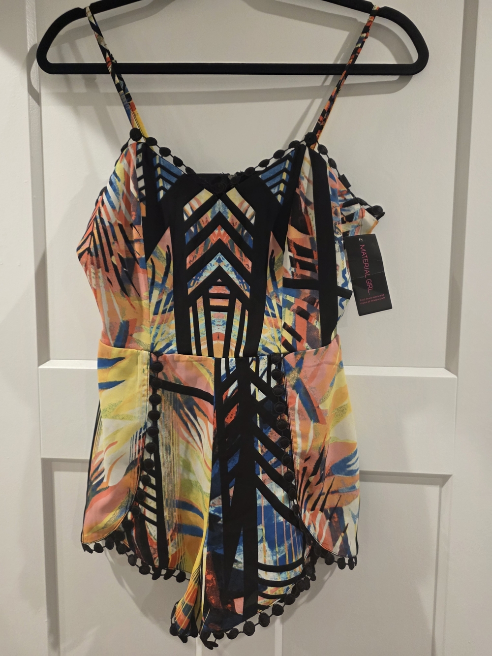 Material Girl Multicolor Romper Size S